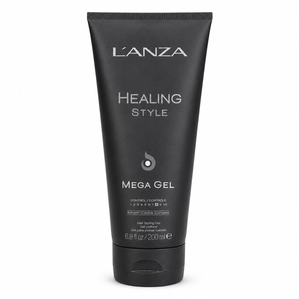 L’ANZA Healing Style Mega Gel 6.8 fl oz 200ml Strong Hold Hair Styling Gel